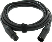 Cordial CPM 5 FM-FLEX микрофонный кабель XLR female/XLR male, разъемы Neutrik, 5,0 м, черный